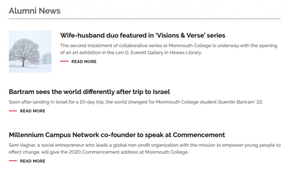 Core Landing Page Example Images